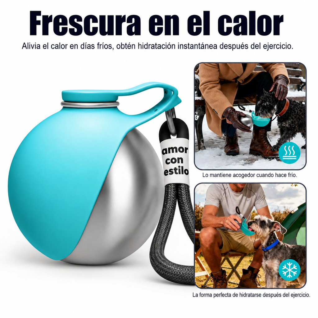 Botella Portátil 2 en 1