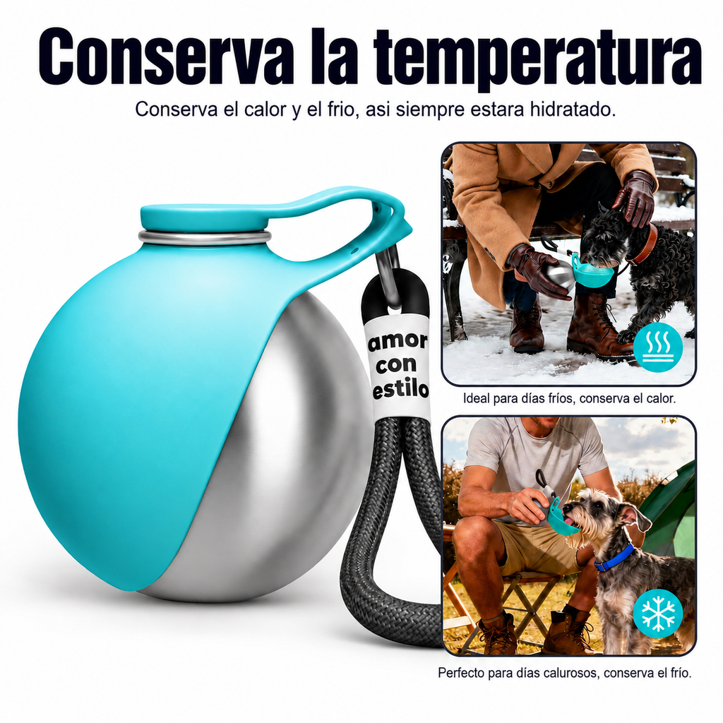 Botella Portátil 2 en 1